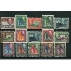 COLONIAS INGLESAS St. VINCENT 1937 Yv. 121/35 SERIE COMPLETA DE ESTAMPILLAS NUEVAS , HERMOSA CALIDAD AVES PAJAROS 55 EUROS